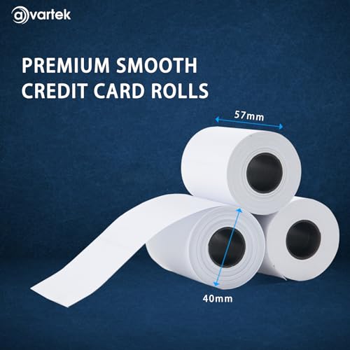 Papel térmico de alta definición 57x40 para terminales Barclaycard 7