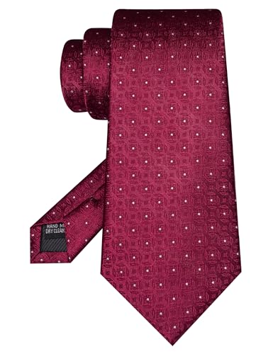 Image of JEMYGINS Mens Tie and Lapel Pin Necktie Pocket Square Cufflinks and Tie Clip Sets for Business Casual 5PCS