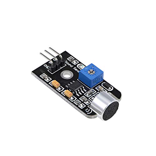 Sourcingmap - Módulo detector de voz con sensor de sonido para micrófono y salida analógica para proyectos de bricolaje Arduino