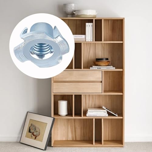 20 Stück Einschlagmuttern M10,Einschraubmutter,Einziehmuttern,Gewindeeinsatz,Gewindehülse,Einschlaghülse,Spezial Einschlagmutter,Zackenmutter,Schlagmuttern Kohlenstoffstahl Mit Einschlagspitzen