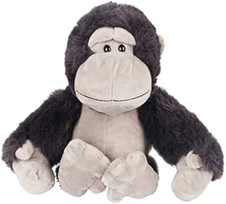 Yxian Plush Monkey Dog Tiger Raccoon Giraffe Fox Lion Elephant Chimpanzees Hippo Forest Wild plush Animal Toy Birthday party Christmas halloween house decoration Game(Fox)