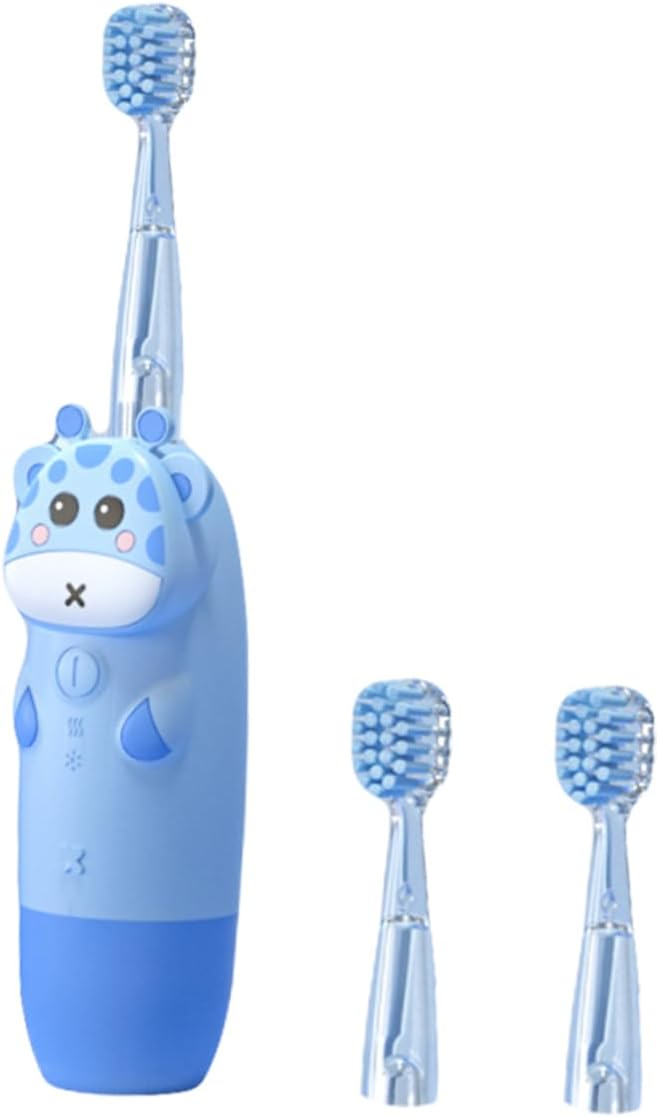 Electric Toothbrush for Sonic Teeth Cleaner with Non Slip Handle Colorful Light Oral Care Friendly Material No Battery Included