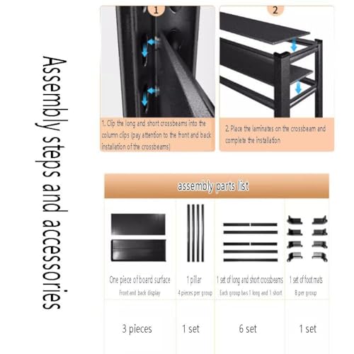 Étagère à micro-ondes élégante en métal meuble de rangement durable - 7