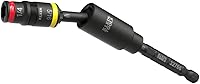 Vista 1 de KLEIN TOOLS 32982 Juego de zócalos de impacto con adaptador giratorio, 3 piezas, cabeza giratoria de 25 grados, zócalo de inversión de 1/4 y 5/16