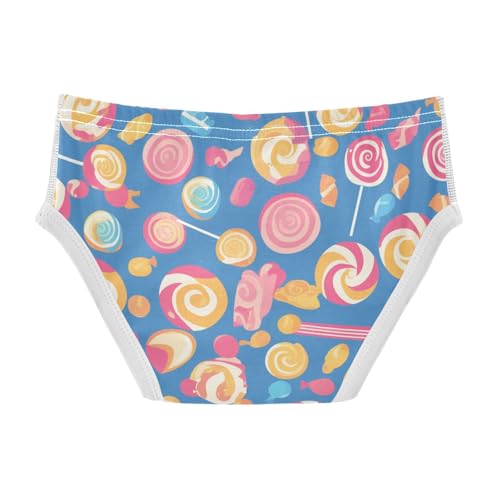 KLL Colorful Sweet Lollipop Candy Little Boys Cotton Briefs Breathable Undies2