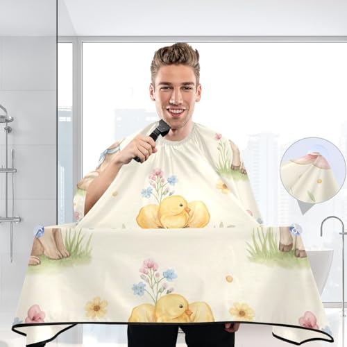 Capa de barbería impermeable 65x55 pulgadas para adultos miniatura 6