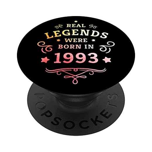 30 cumpleaños 30 años de edad Las leyendas nacieron en 1993 PopSockets PopGrip Intercambiable