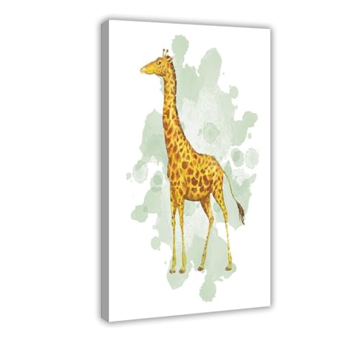 Affiches sur toile animaux africains aquarelle et décoration murale enfant