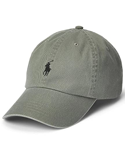 Polo Ralph Lauren Mens Classic Chino Sports Cap (Grey)