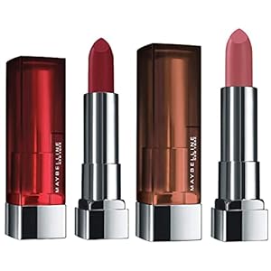 Maybelline New York Color Sensational Creamy Matte, 695 Divine Wine, 3.9g with FREE Color Sensational Creamy Matte 507…