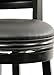 Boraam Augusta Bar Height Swivel Stool, 29-Inch, Black