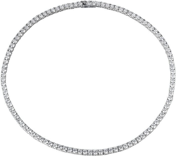 Collier en argent S925 et moissanite scintillante, l'éclat intemporel du diamant