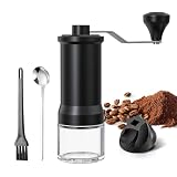 LiangYuanZen Molinillo de café manual con mecanismo de cerámica cónico, 30...