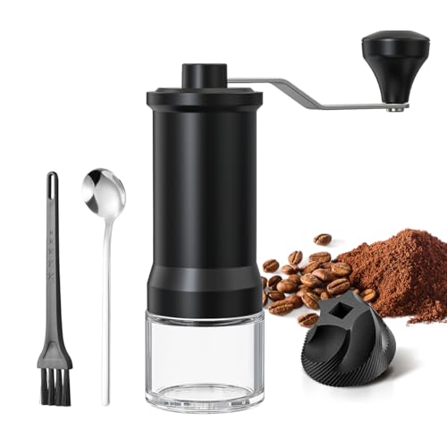 Liangyuanzen Molinillo De Café Manual Con Mecanismo De Cerámica Cónico, 30 Niveles Ajustables Para Expreso, Verter Sobre Y Prensa Francesa