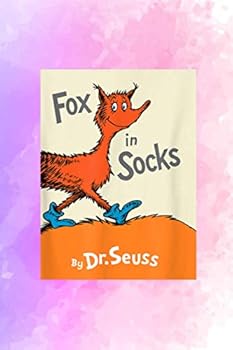 Paperback Account Information Notebook Dr. Seuss Fox in Socks Book Cute: 6" x 9" size, 114 pages Book