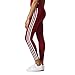 adidas Originals Women's 3-Stripes Leggings, Collegiate Burgundy, Small