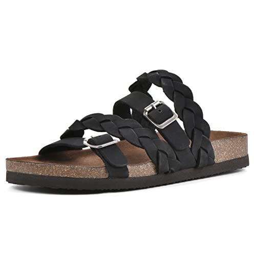 Image of WHITE MOUNTAIN Women's Holland Signature Comfort Molded Braided Footbed Sandal