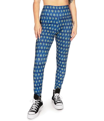 Tipsy Elves Women's Dreidel Hanukkah Leggings Medium