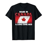 Kanadische Flagge Nordamerika Geschenk Made in Kanada T-Shirt