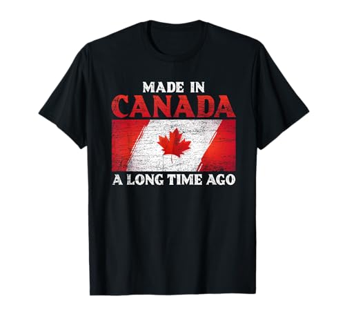 Kanadische Flagge Nordamerika Geschenk Made in Kanada T-Shirt