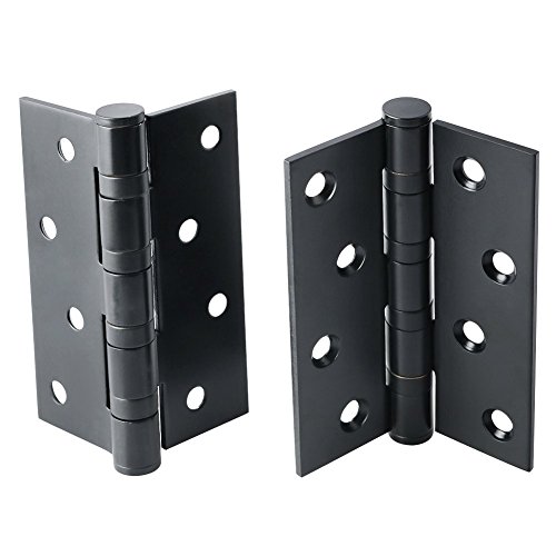Alise 2 Pcs Door Hinge 4x3 Inch 3mm-Thicker Quiet and Smooth Bearing,Square Corner