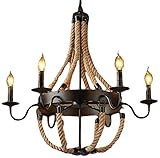 Support de lampe E14 international: adoptez le support de lampe en spirale E14. Après l'inspection de sécurité, le plafonnier en corde de chanvre peut être utilisé pour des lampes à économie d'énergie, des lampes à incandescence, des lampes à LED, etc. (sans ampoule). Nos lustres peuvent être agencés selon vos besoins. La lumière est douce, sûre et pratique, ce qui apporte la chaleur de la maison à votre maison à tout moment.