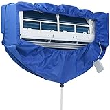 BEWAVE Mini Split Air Conditioner Cleaning Cover Kit, Waterproof Dust Washing Clean Protector Bag for Wall Mounted AC Units of 18000 to 36000 BTU