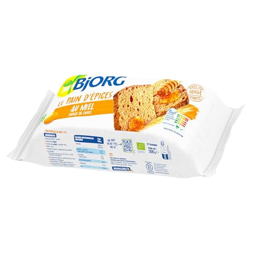 Bjorg pain d'epices miel bio à la farine de seigle - vue 3
