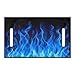Mintulipy Blue Flame Golf Cart Seat Covers Anti-hot Golf Cart Accessories Golf Cart Seat Towel Blanket with Holes 50×30.9 Inches Machine Washable