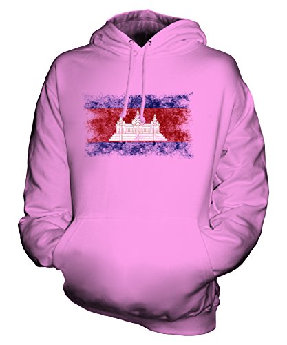 Sweat Cambodge vintage pull à capuche homme femme délavé Candymix