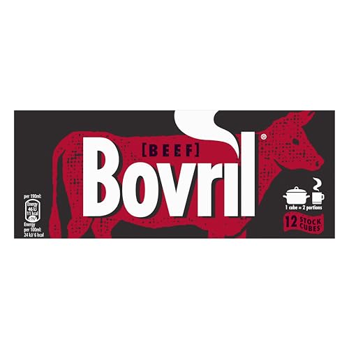 Bovril Beef Stock Cubes for a rich beef stock or warming drink perfect for traditional recipes 12x 10 g