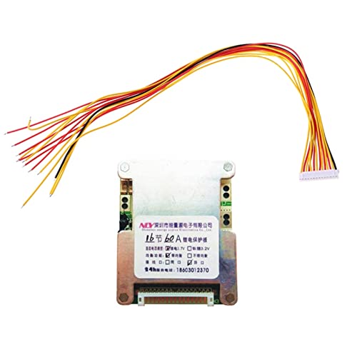 Placa de protección 16S 60 V 60 A para protección placa de circuito impreso con módulo funcional 16S 60 V 60 A placa de protección de iones con