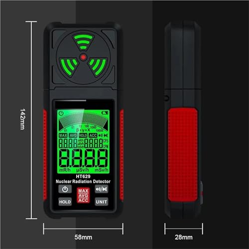 Medidor Geiger HT629 para Radiación Nuclear miniatura 6