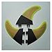 kgjskj Boogie Boards 3Pcs Surfboard Tail Rudder G5 Fiberglass Surfboard Fin Stand-up Paddleboard Accessories (Size : G5)