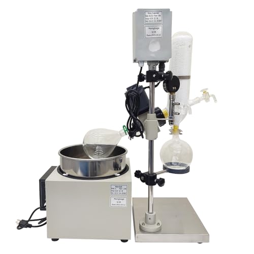 Banfluxion CB-220490 2L 110V Manual Lifting Rotary Evaporator Re-201 Lab Rotary Vacuum Evaporator thumb #5