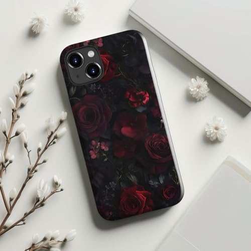 Coque iPhone 13 Mini compatible chargeur sans fil double couche antichoc rose noir - 4