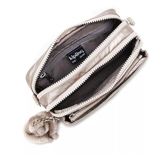 Image of Kipling Women's Abanu Multi Crossbody Bag, Lightweight, Adjustable Nylon Waist Pack with Multi-Compartment Zip Pockets