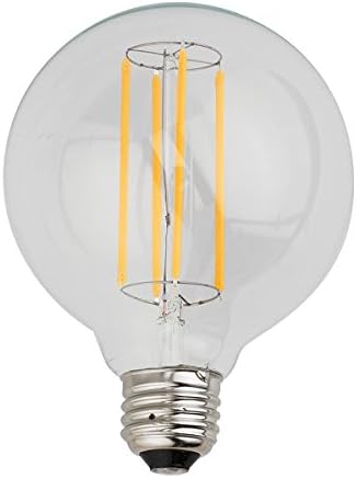 Kodak 67016 Globe G125 Dimmable LED Multi-Filament Light Bulb, 60-watt, E26 Base
