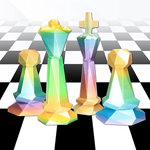 Image of 1.75mm Silk Rainbow PLA 4 Types Bundle, Fast Color Change, 1kg | 4 Different Types Silk Rainbow PLA, 250g /Spool, Total 1Kg 3D Print Filament