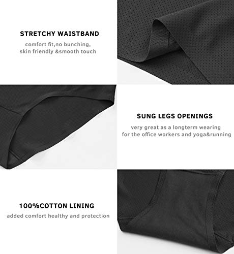 Wealurre Breathable Underwear Women Seamless Bikini Nylon Spandex Mesh Panties(826TL,B2/W2/A2) - Thumbnail 5