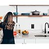 Legrand adorne 15A Touchless Wave Switch with Matching Wall Plate (Graphite Finish), ASWV1532G2