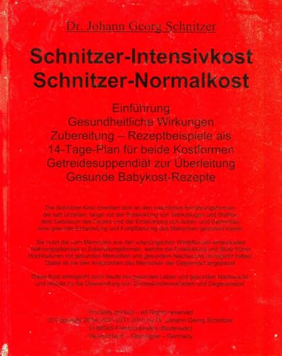 Schnitzer-Intensivkost, Schnitzer-Normalkost: Rezeptbeispiele als 14-Tage-Plan für beide Kostformen