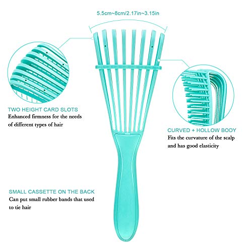 image for Boao 2 Pieces Detangling Brush for Afro America/African Hair Textured 