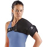 ActiveWrap - Shoulder Ice Pack Wrap with 2 Reusable Hot and Cold Packs and Compression Straps for Sh