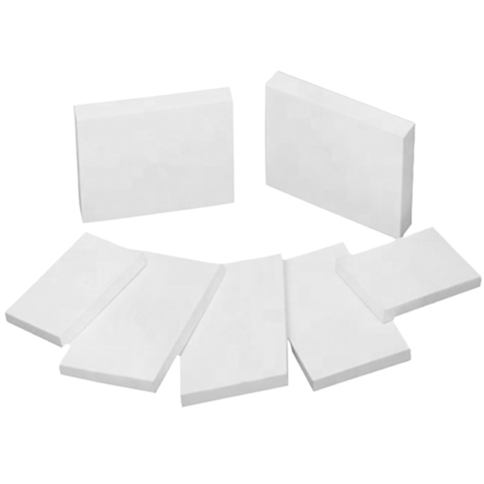Placa de cerámica de disipación de calor 10 placas de cerámica alúmina 20 x 0,6 mm, láminas sustrato base fina óxido aluminio alta dureza