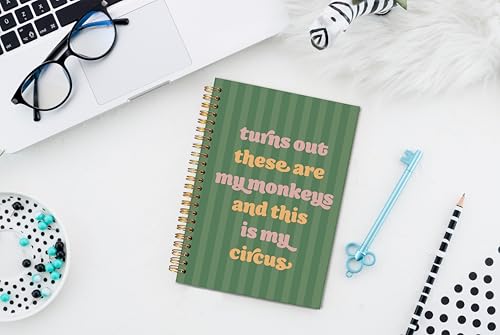 Turns Out These Are My Monkeys Journal humour vert pour écrire - 2