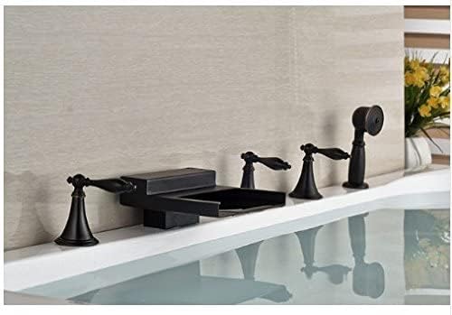 Mitigeur monté sur le pont de salle de bain robinet de lavabo double poignée Orb G chic