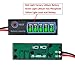 DollaTek Batteriemonitor LED-Leistungsanzeigefeld DC 5–30V für Auto, Motorrad, Golfwagen, Wohnmobil, Batteriemessgerät für Powerbank, elektrische Lithiumbatterie/Lithiumeise...