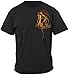 Firefighter T-Shirt Fear No Evil Dragon X-Large Black