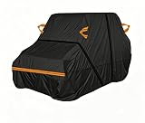 generico copertura scooter Compatibile con Can-Am Defender 6X6 Limited 2022,3 Seater,telo copriauto 210D per quattro stagioni, protezione solare, antipioggia, antineve e antivento